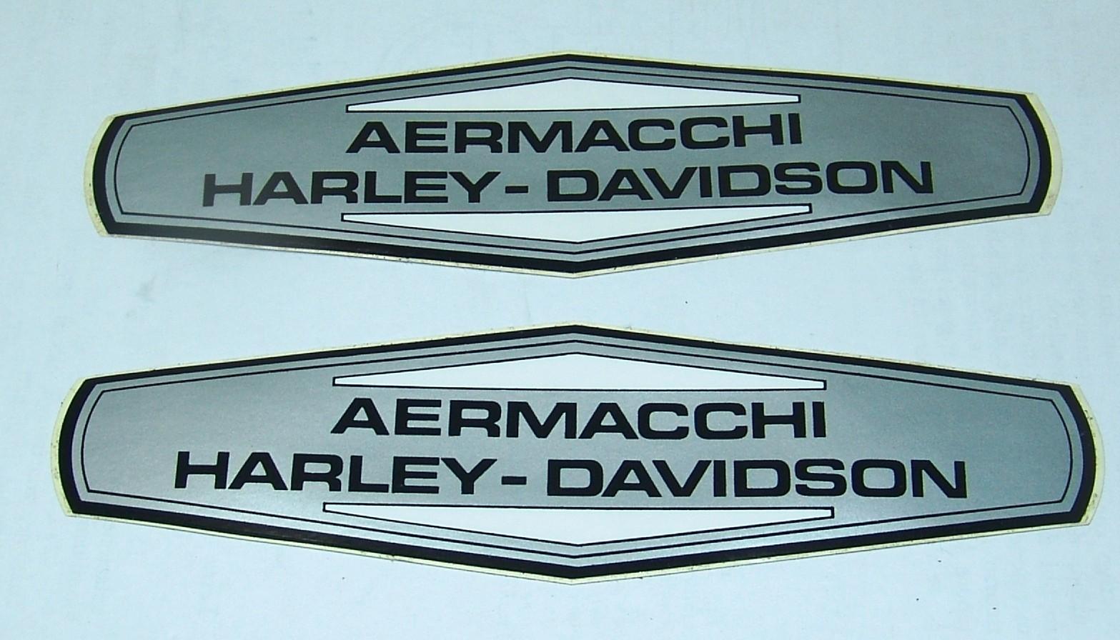 AH 03 ADESIVO AERMACCHI /HARLEY DAVIDSON(190 X50 mm)